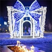 The holiday gift box walk through at MC.