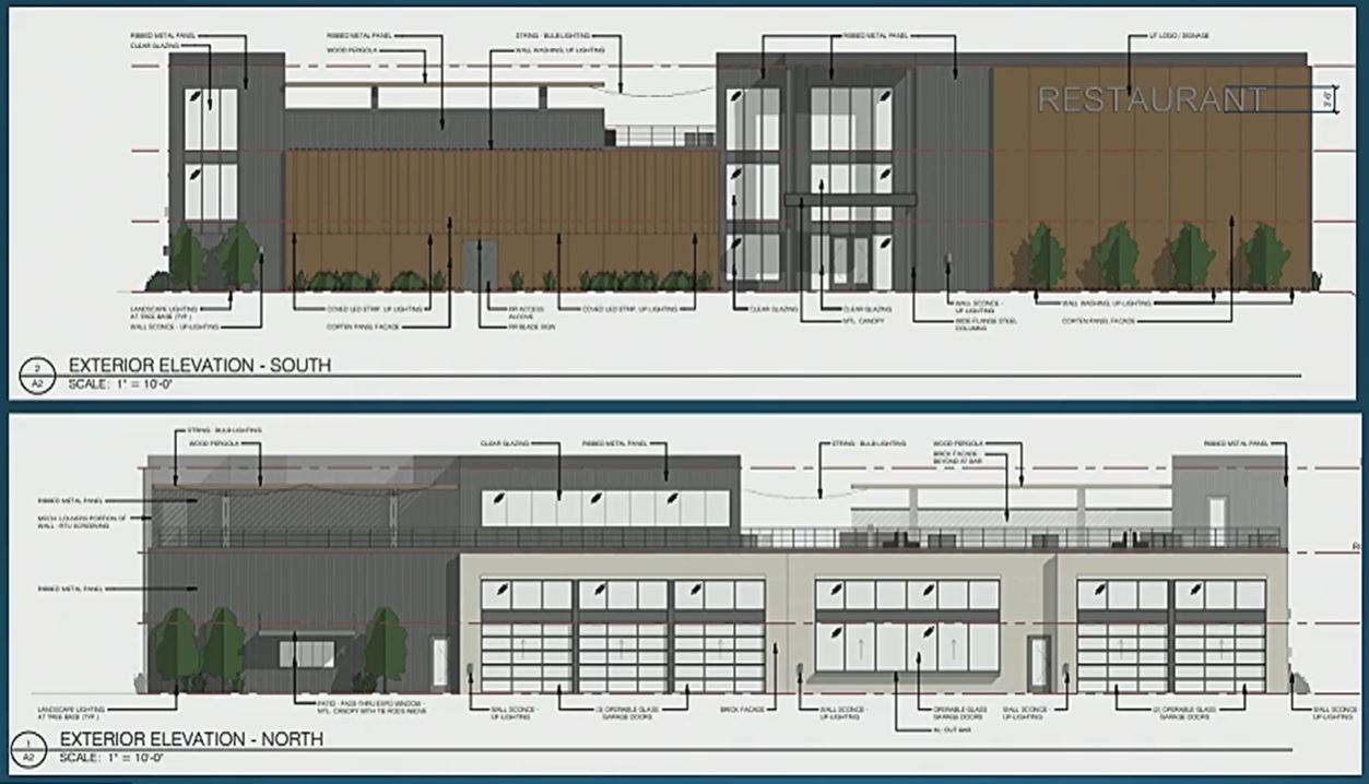 A view of the new MC restaurant design plans.