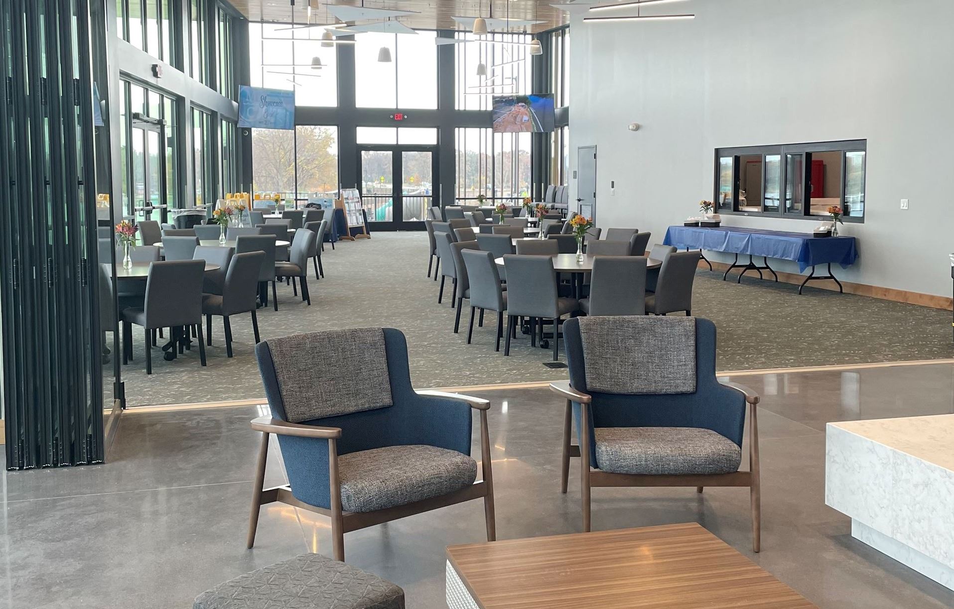 A view inside the MC Event Center.