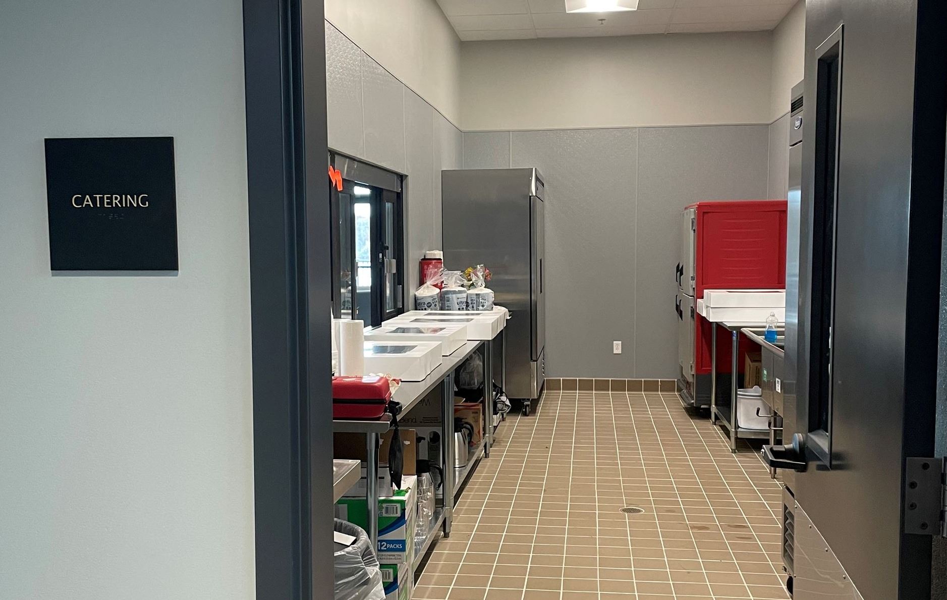 A view inside the MC Event Center.