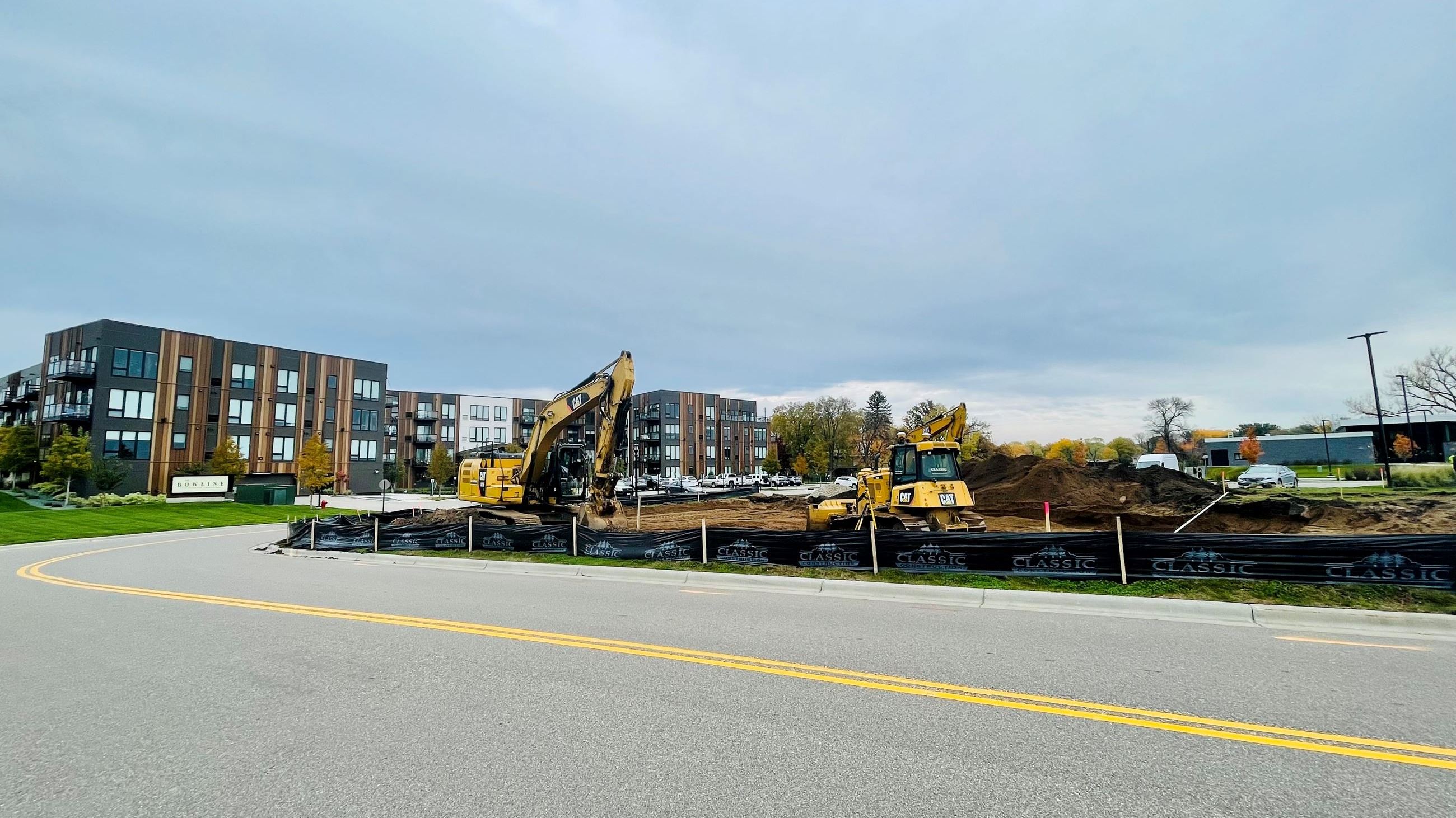 Marketplace construction underway in 2023.