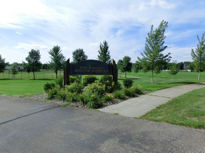 Jerry Ruppelius Athletic Complex Sign