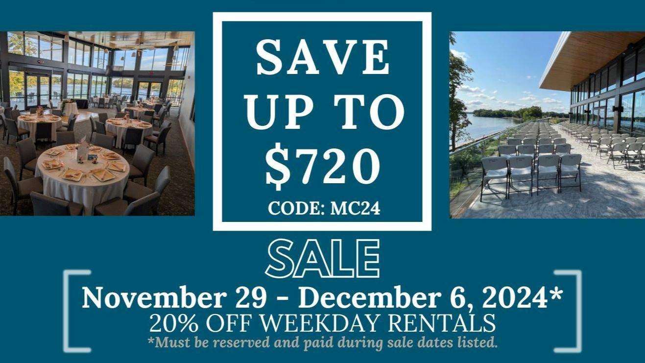 Take 20% MC Event Center Rentals during the Black Friday sale.