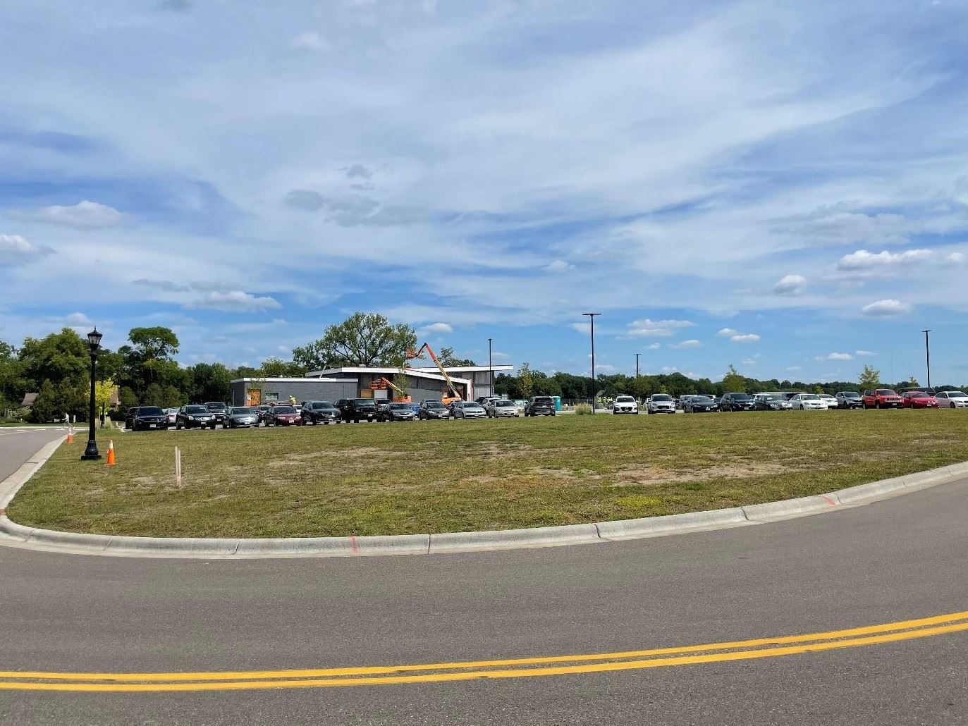 A view of how close it will be located to the Bowline apartments.