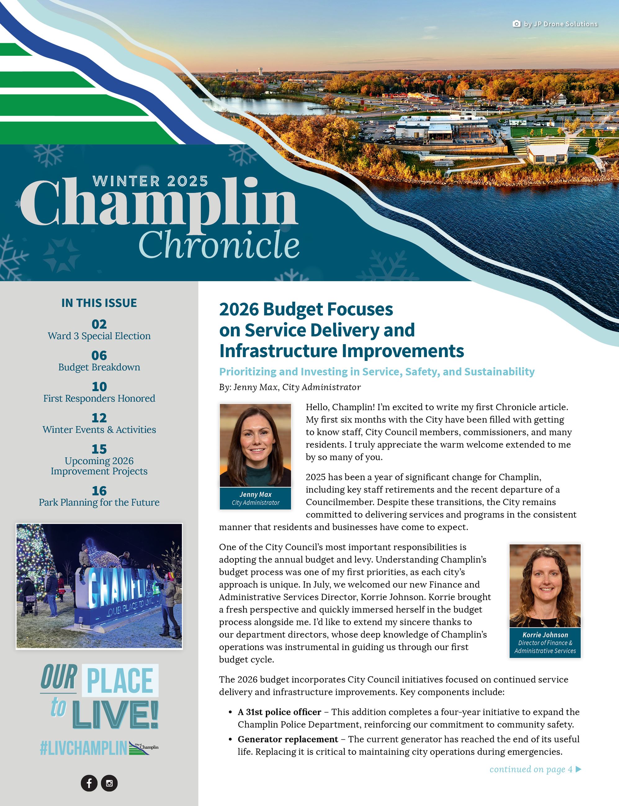 2025 Winter Chronicle Cover